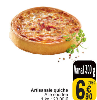 Cora Artisanale quiche aanbieding