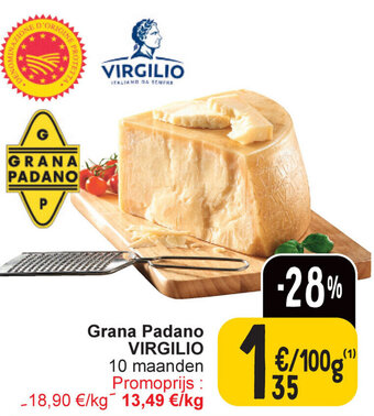Cora VIRGILIO Grana Padano 100g aanbieding