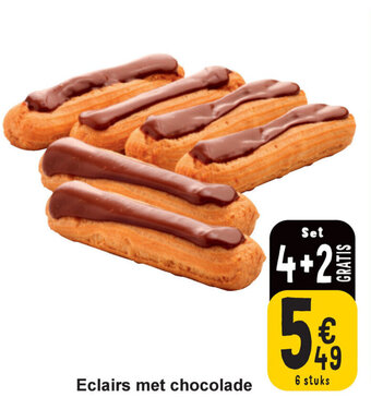 Cora Eclairs met chocolade aanbieding