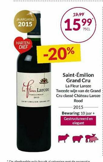 Intermarché Saint-èmilion Grand Cru aanbieding