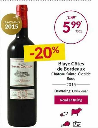 Blaye Côtes De Bordeaux
