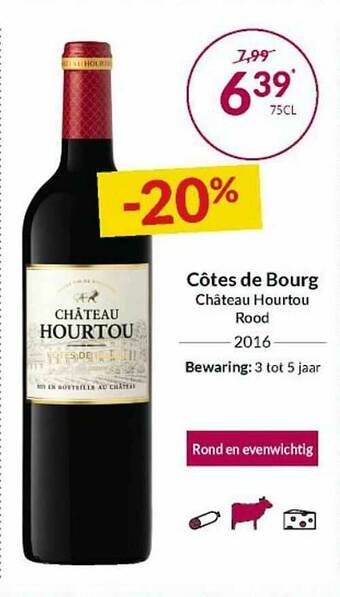 Intermarché Côtes De Bourg aanbieding