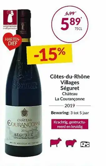 Côtes-du-rhône Villages Ségurent