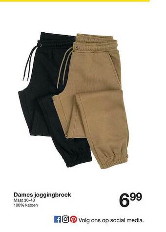 Zeeman Dames Joggingbroek aanbieding
