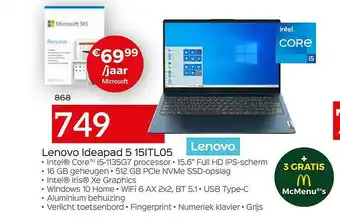 Lenovo Ideapad 5 151tl05