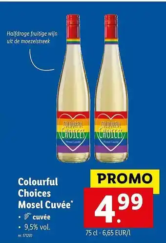 Lidl Colourful Choices Mosel Cuvée aanbieding