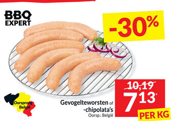 Intermarché Gevogelteworsten of -chipolata's aanbieding
