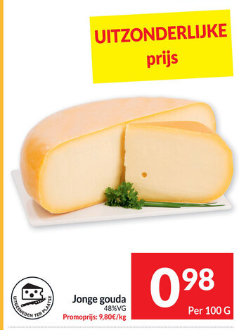 Intermarché Jonge gouda 100 g aanbieding