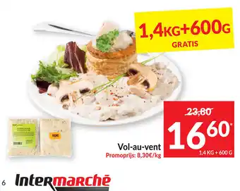 Intermarché Vol-au-vent 1,4 KG + 600 G aanbieding