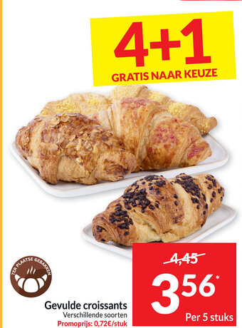 Intermarché Gevulde croissants aanbieding