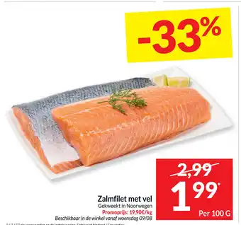 Intermarché Zalmfilet met vel Gekweekt in Noorwegen aanbieding