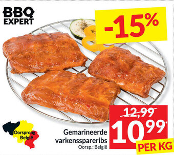 Intermarché Gemarineerde varkensspareribs aanbieding