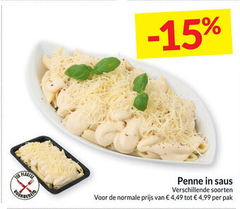 Intermarché Penne in saus aanbieding