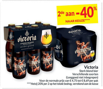 Intermarché Victoria Sterk blond bier aanbieding