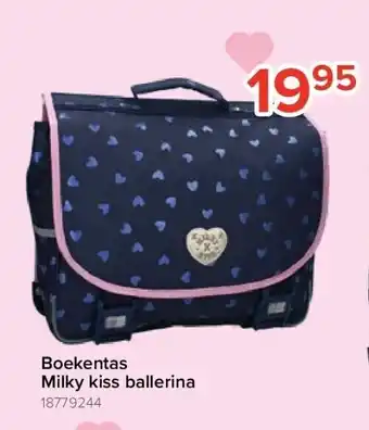 Euroshop Boekentas milky kiss ballerina aanbieding