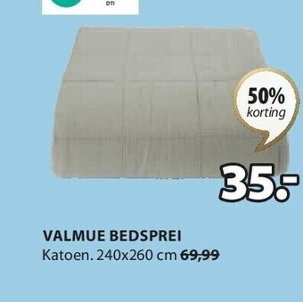 Jysk Valmue bedsprei aanbieding