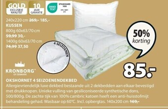 Jysk Okshornet 4 seizoenendekbed aanbieding