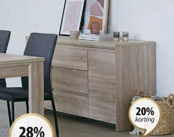 Jysk Haslund dressoir aanbieding