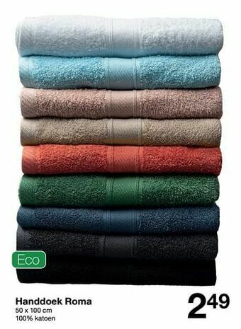 Zeeman Handdoek roma aanbieding