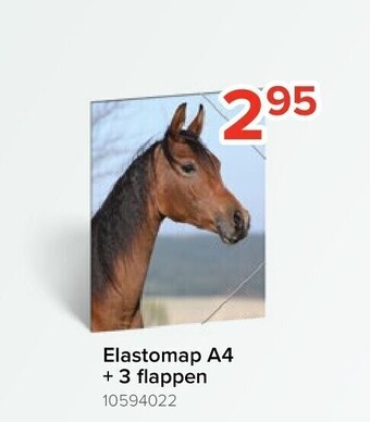 Euroshop Elastomap a4 + 3 flappen aanbieding