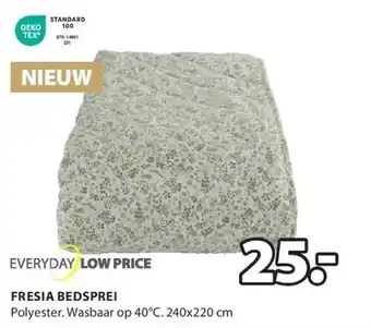 Jysk Fresia bedsprei aanbieding