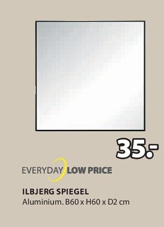Jysk Ilbjerg spiegel aanbieding