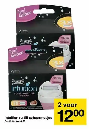 Intuition re-fill scheermesjes