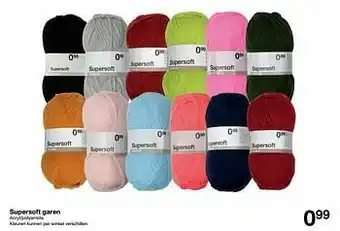 Zeeman Supersoft garen aanbieding