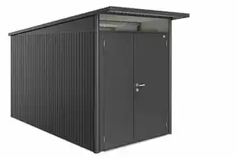 Brico Biohort berging AvantGarde A4 met dubbele deur donkergrijs 180x380cm aanbieding