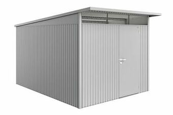 Brico Biohort berging AvantGarde A8 met enkele deur zilver 260x380cm aanbieding