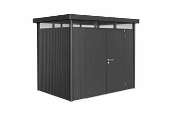 Brico Biohort berging HighLine H2 dubbele deur donkergrijs 195x275cm aanbieding