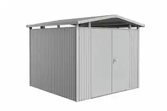 Brico Biohort berging Panorama P4 zilver metallic dubbele deur 273x278cm aanbieding