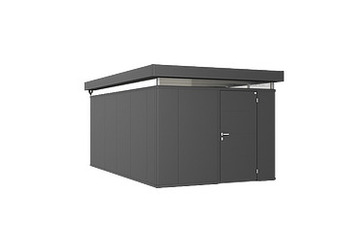Brico Biohort tuinhuis CasaNova 300x500cm donkergrijs metallic deur rechts aanbieding