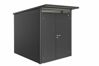 Brico Biohort berging AvantGarde A1 met dubbele deur donkergrijs 180x220cm aanbieding