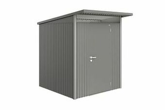 Brico Biohort berging AvantGarde A1 met enkele deur kwarts grijs 180x220cm aanbieding