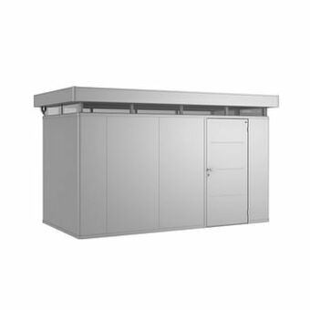 Brico Biohort tuinhuis CasaNova 400x200cm zilver metallic deur rechts aanbieding