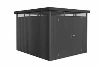 Brico Biohort berging HighLine H5 dubbele deur donkergrijs 275x315cm aanbieding