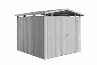 Brico Biohort berging Panorama P4 zilver metallic standaard deur 273x278cm aanbieding
