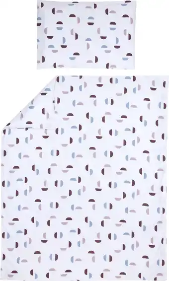 Meyco baby shapes dekbedovertrek ledikant - lilac - 100x135cm
