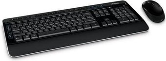 Bol.com Microsoft wireless desktop 3050 - draadloos toetsenbord + muis - azerty aanbieding