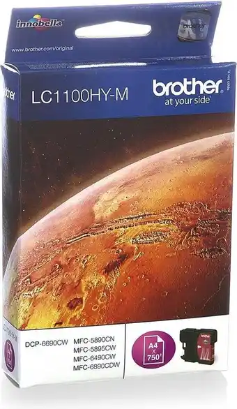 Brother lc-1100m inktcartridge - magenta