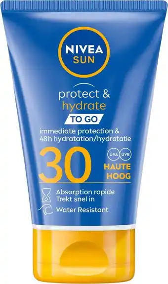 Bol.com Nivea sun to go pocket size zonnebrand melk spf 30 - 50 ml aanbieding