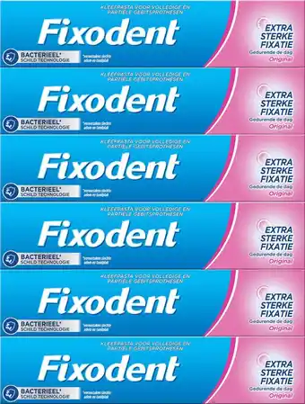 Bol.com Fixodent original - kleefpasta - voordeelverpakking 6 x 47 g aanbieding
