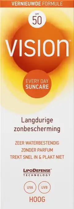Bol.com Vision every day sun protection zonnebrand - spf 50 - 90 ml aanbieding
