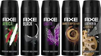 Bol.com Axe mixed geschenkset deodorant bodyspray - 5 stuks - voordeelverpakking aanbieding
