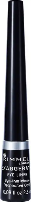 Bol.com Rimmel london exaggerate eyeliner - 01 black aanbieding