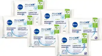 Bol.com Nivea reinigingsdoekjes micellair - 6 x 25 stuks aanbieding