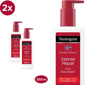 Bol.com Neutrogena intense repair, noorse formule, intensief herstellende en hydraterende body balsem voor de zeer droge, ruwe en jeu aanbieding