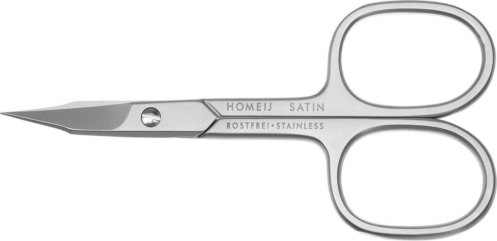 Bol.com Homeij satin gebogen spits 9 cm - nagelschaar aanbieding