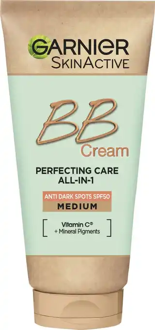 Bol.com Garnier skinactive face skinactive anti-pigmentvlekken bb cream spf50 - 50 ml aanbieding